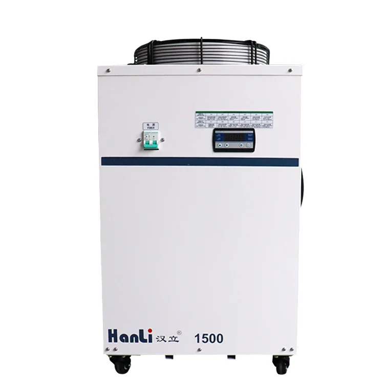 

Hanli 1500W Industrial Water Chiller 1500w For Fiber Laser Cutting Machine HL-1500-QG2/2