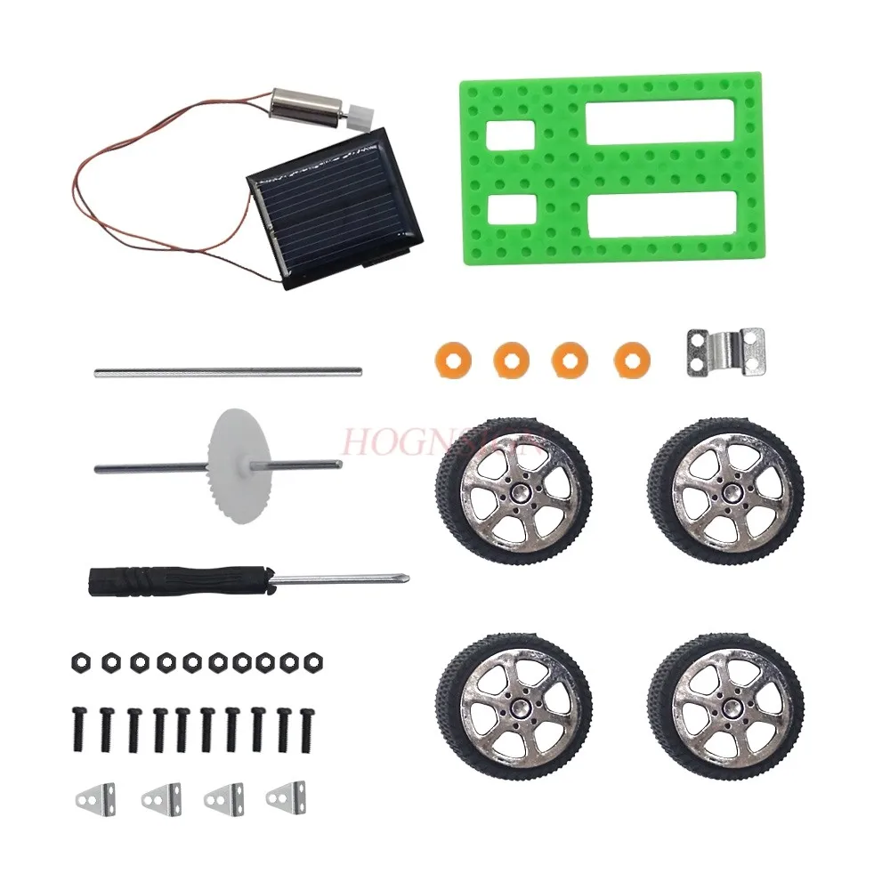 Imagem -05 - Ferramenta de Ensino de Física para Crianças Carro de Energia Solar Faça Você Mesmo Experimento Científico Brinquedo Montado 1pc