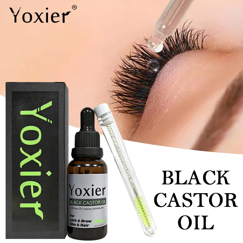 Natürliche Rizinusöl Augenbrauen Wimpern Natürliche Dicke Schlanke Lockige Haar Wachstum Serum Verlängerung Wimpern Frauen Männer Make-Up Produkt