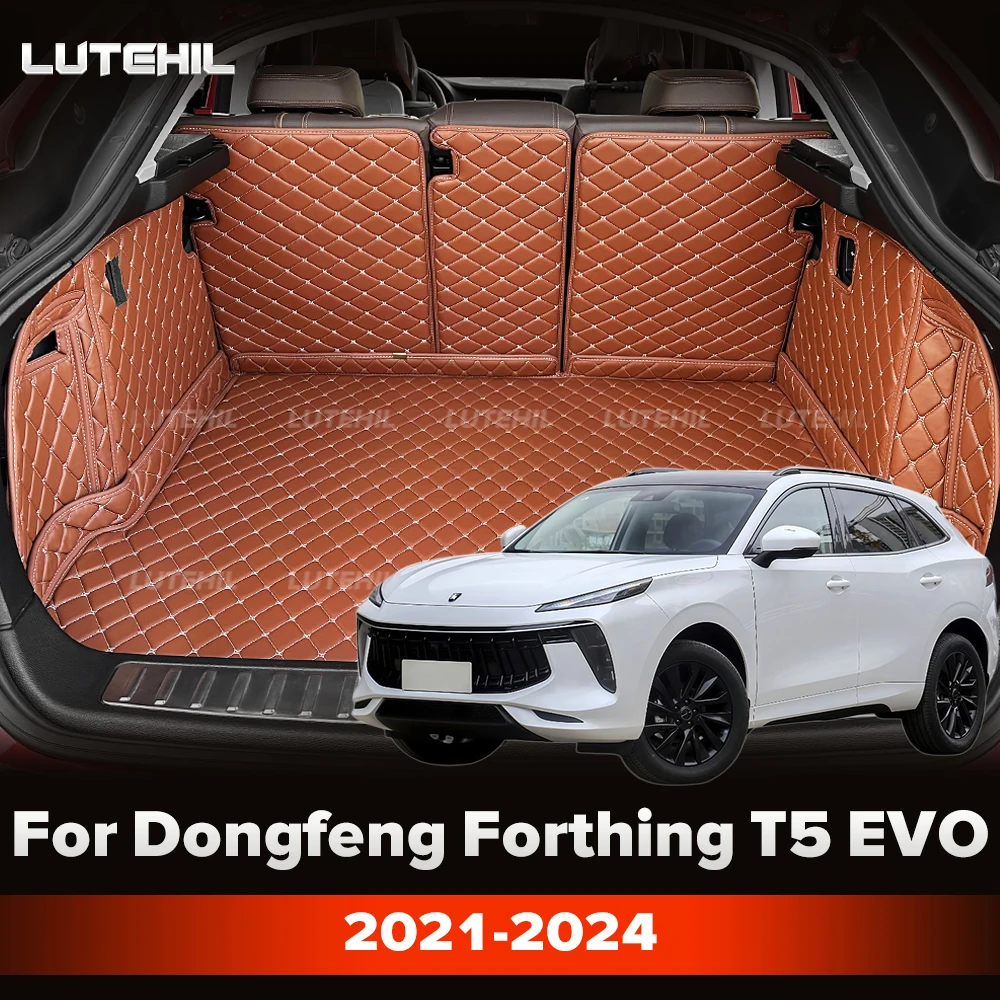 Cargo Liner For Dongfeng Forthing T5 EVO 2021-2024 23 22 21 Car Trunk Mats Carpet With Backrest Protectors Cargo Mat Accessories