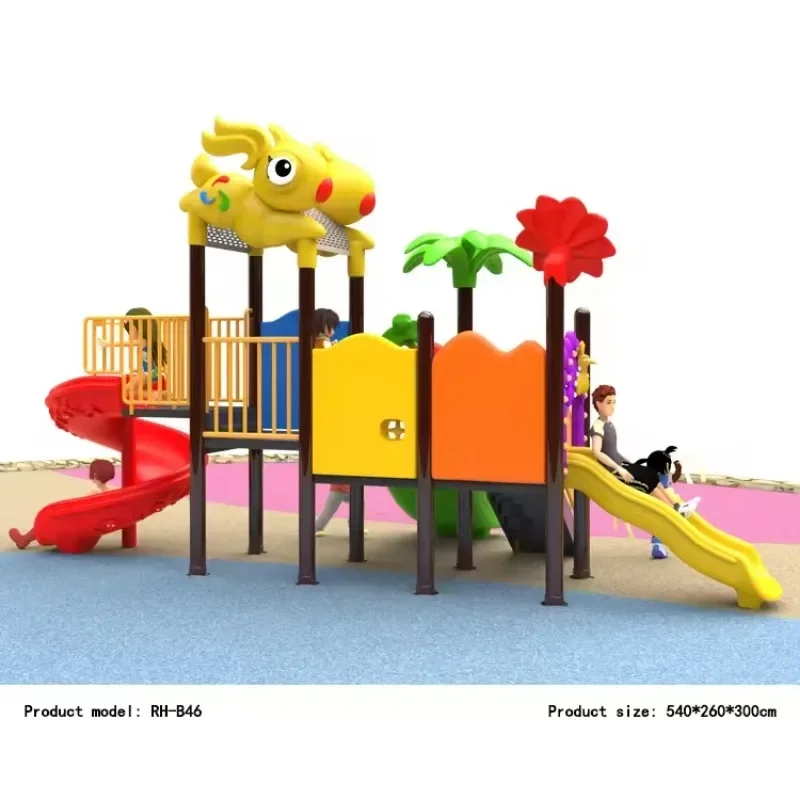 Compact Plastic Playground for Outdoor Use Perfect for Children’s Playtime Durable and Fun for Small Spaces Great Value