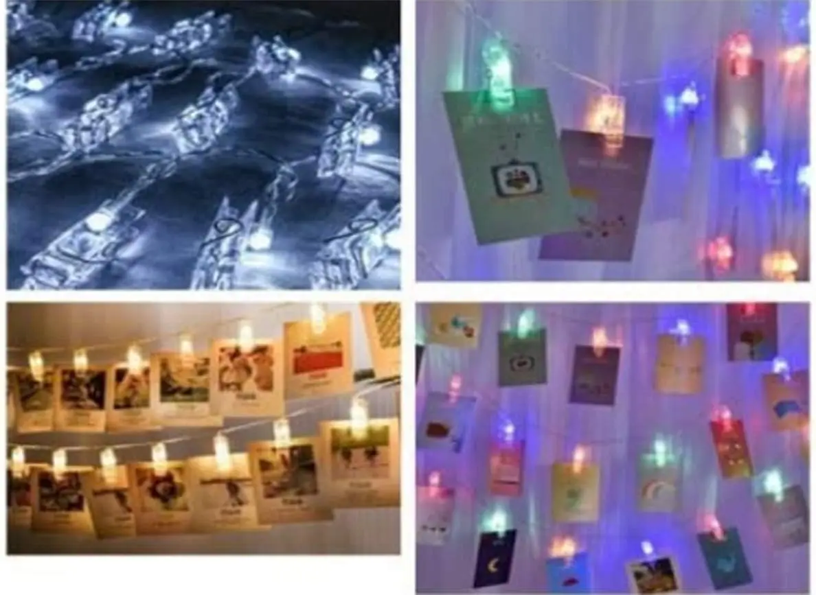 100 stks Mini Plastic Utility Paperclips, Wasknijpers, Mini Wasknijpers voor Foto, String Fairy Lights (Clear)