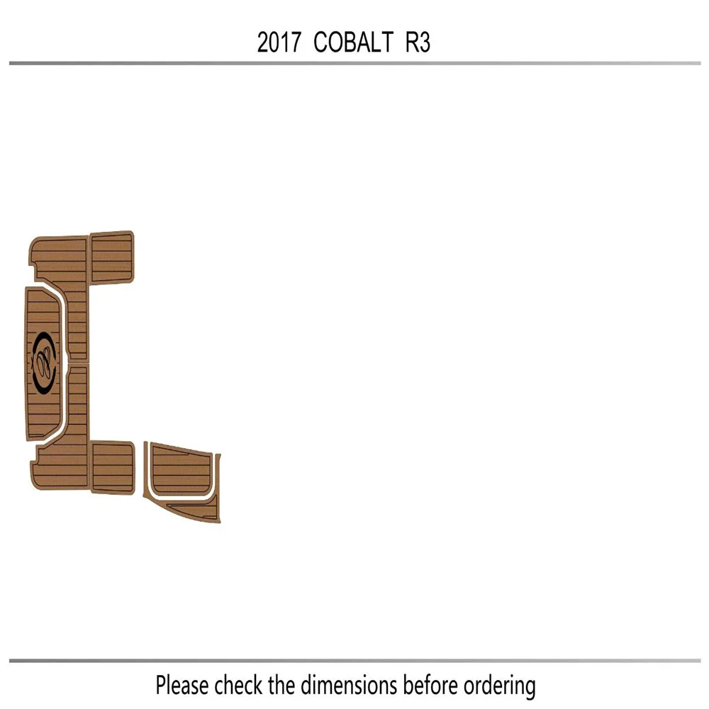 2017 Cobalt R3 swimming platform non-slip 6mm mat EVA teak deck floor SeaDek MarineMat Gatorstep Style Self Adhesive