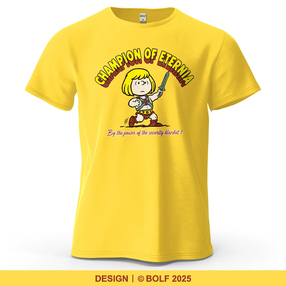 Camiseta divertida con estampado de parodia de He-Man para hombre, 100% algodón, gráfico nostálgico de gran tamaño para mujeres y hombres, camisetas