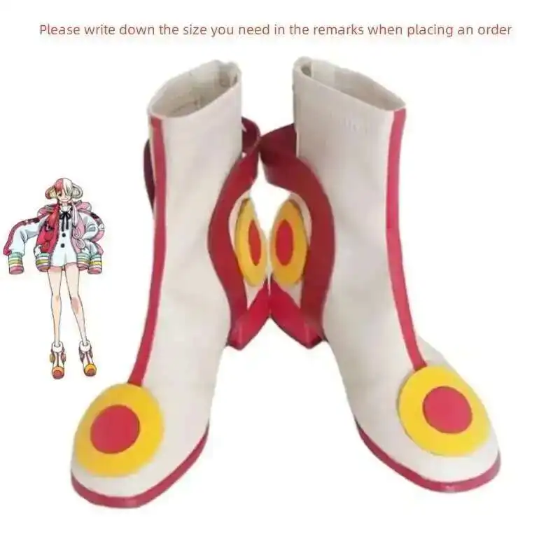 Anime Uta Theatre Version Movie Film Red Daughter Of Shanks Cosplay Costume Wig Wings Shoes Headphone Adult Child Halloween Suit view 3