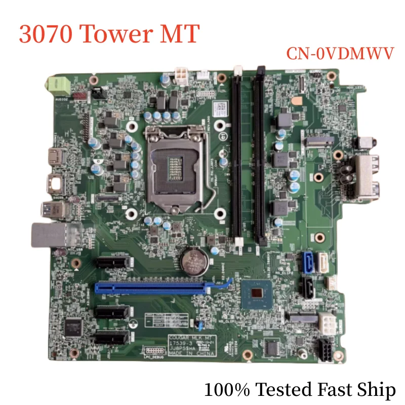 

CN-0VDMWV For DELL OptiPlex 3070 Tower MT Motherboard 17539-3 0VDMWV VDMWV LGA1151 PN:JJ8P5 DDR4 Mainboard 100% Tested Fast Ship