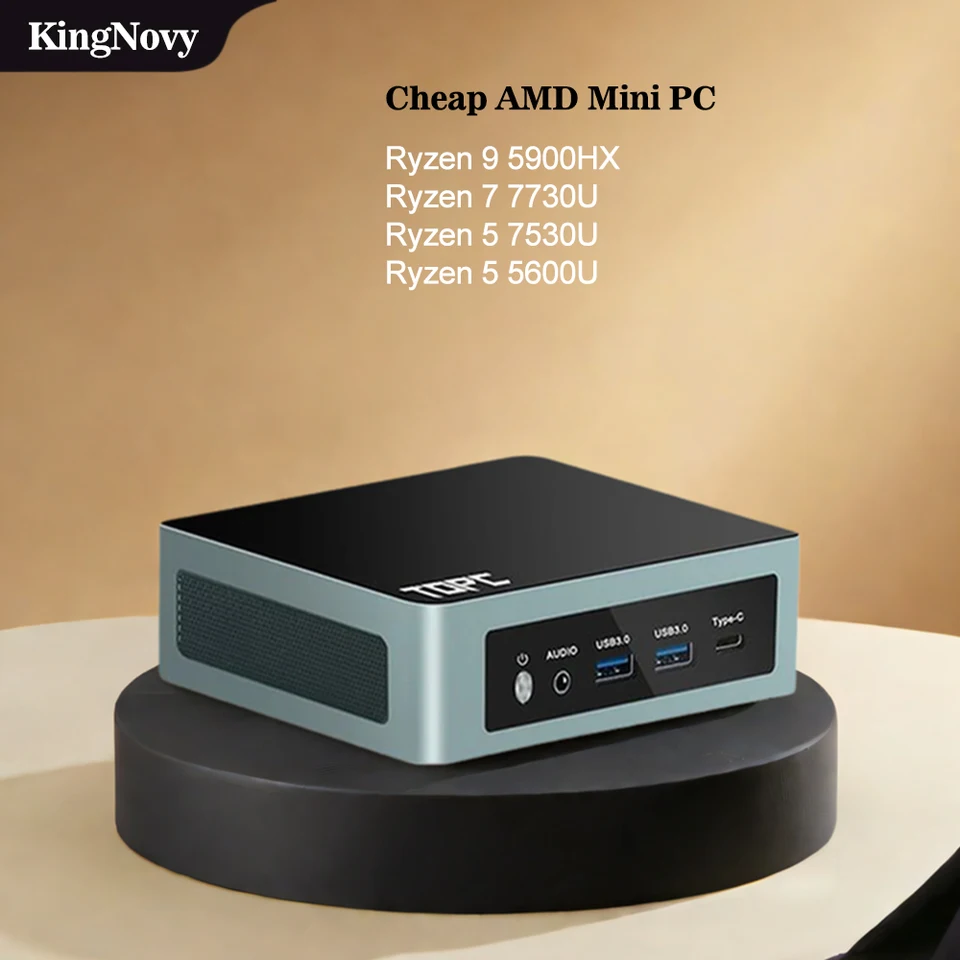 AMD Ryzen 9 5900HX Mini PC Gaming Desktop Computer with Windows 11