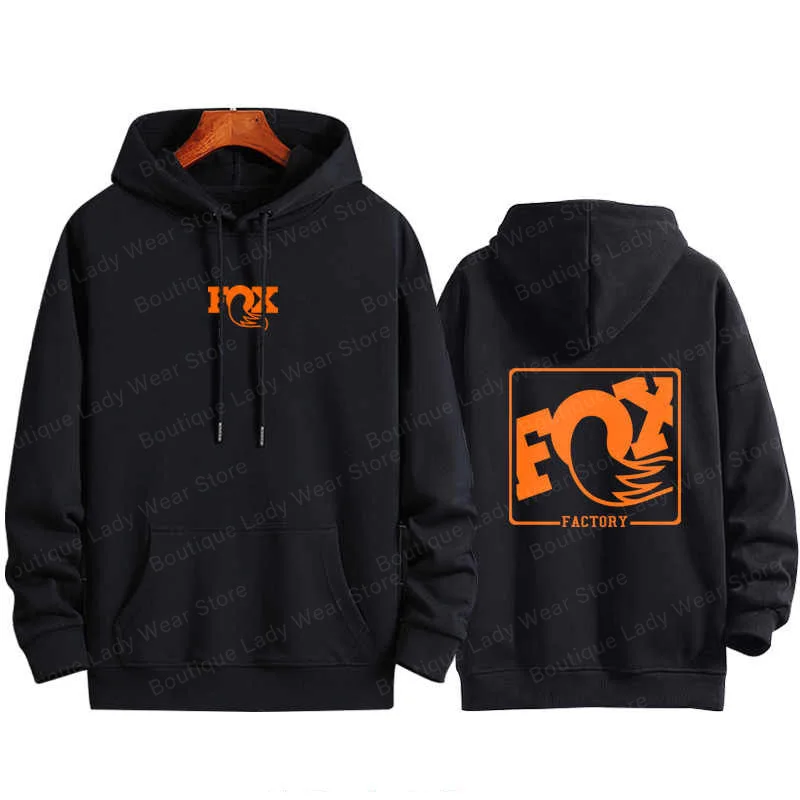 New Style Fox Motocross Mountain Bike Riding Loose Hooded Hoodie Men's And Women's Clothing Sports Casual Style Fashion Coat