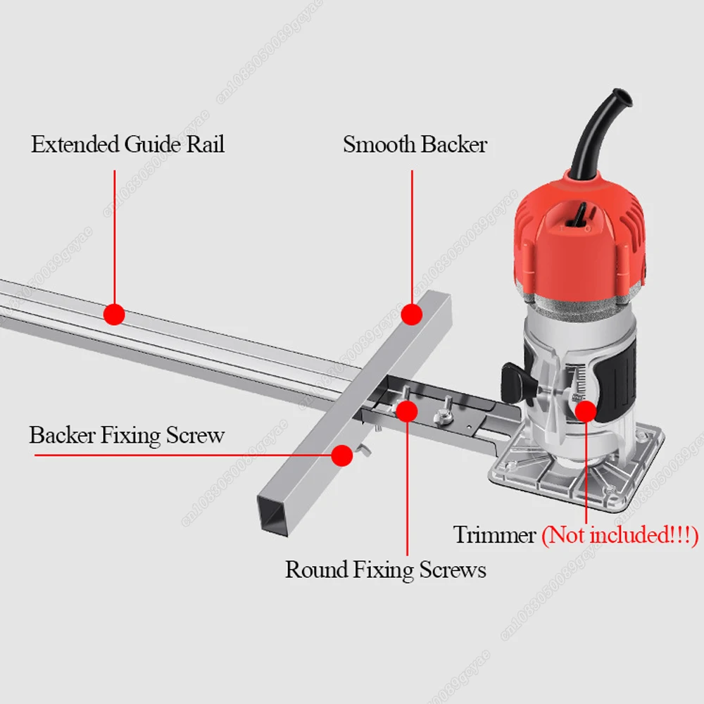 Router Woodworking Wood Milling Machine Base Professional Edge Trimmer Guide Positioning Accessories Joinery Tools