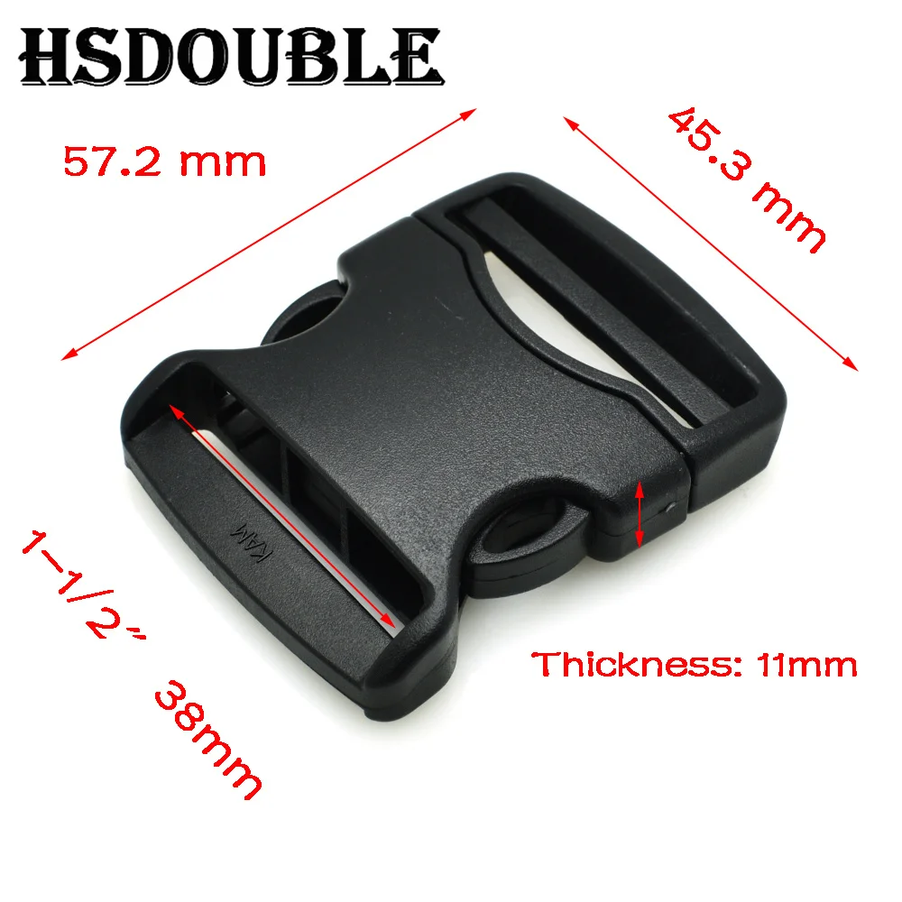 10 Pcs/Pack 20mm 25mm 32mm 38mm 50mm Webbing Detach Buckle for Outdoor Sports Backpaks Students Bags Luggage Travel Accessories