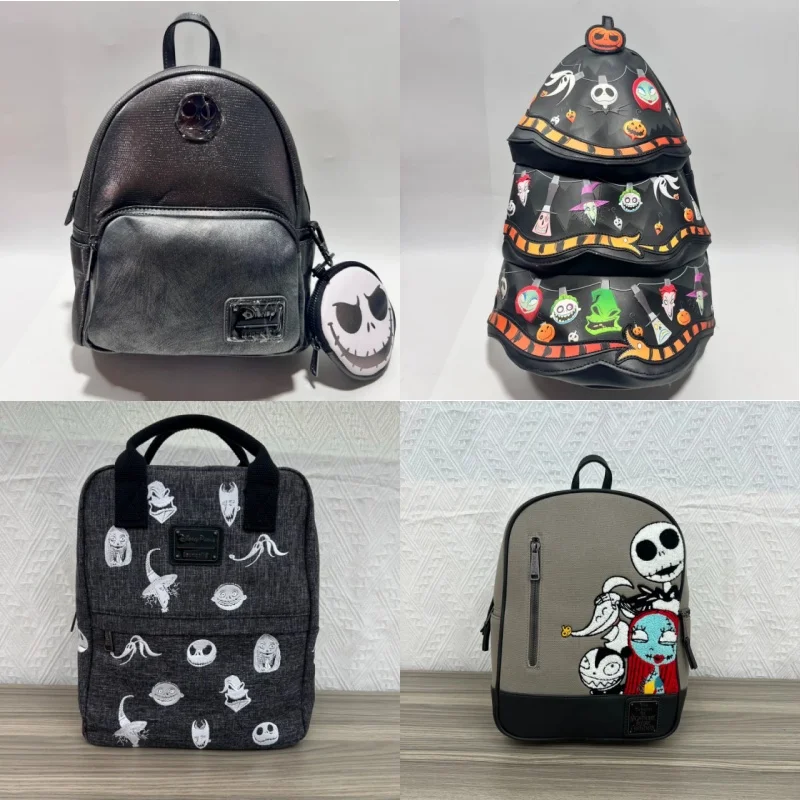 

TNBC Disney/ Loungefly Bag Mini Backpack For Boys And Girls Halloween Themed Backpack Wallet Halloween Gift No Tags