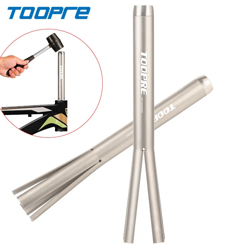 TOOPRE Bicycle Headset Cup Removal Tool Expansion Driver Stainless Steel Press Fit ZS Type Steerer Pressfit BB Cup Remover Tool