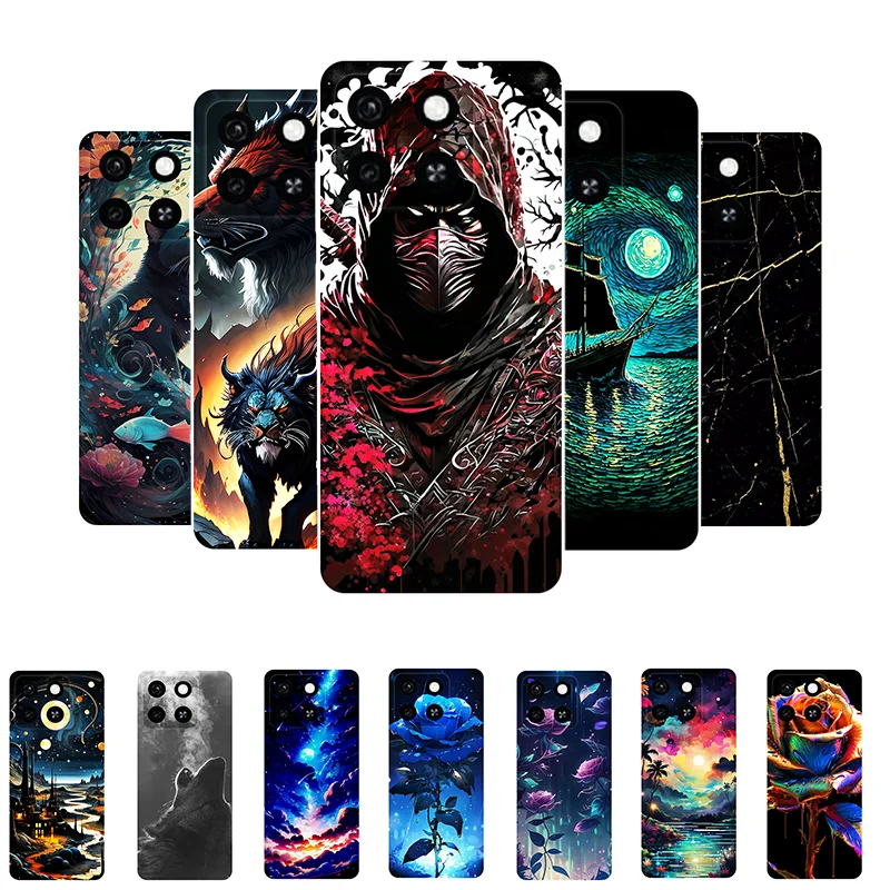 Silicone Case Cover For ZTE Blade A35 Bumper Marble Cat Soft TPU Phone Case for ZTE Blade A35 A 35 Back Cover BladeA35