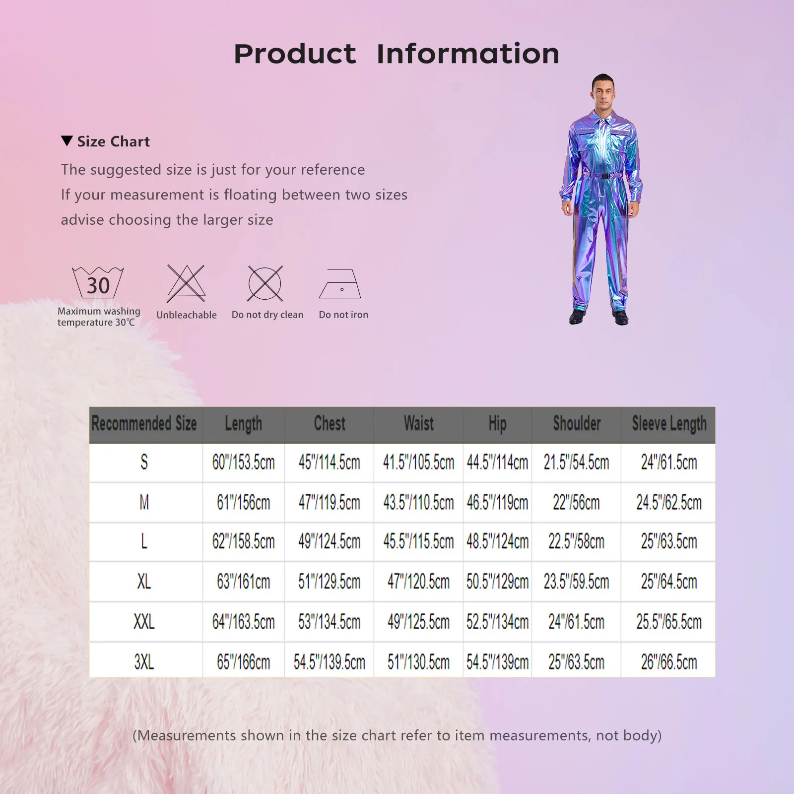 Adult Halloween Astronaut Costume Overalls Silver Spacemans Men Space Suit Long Sleeves Jumpsuit Halloween Theme Party Dress Up