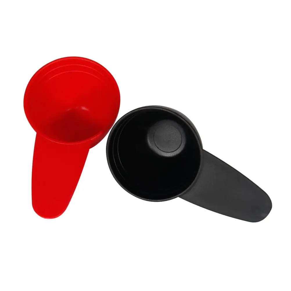 6Pcs Plastic Measuring Spoons Food Safe Kitchen Baking Tools Milk Powder Coffee Measure Scoop Nesting Design 8G 10G 12G Black