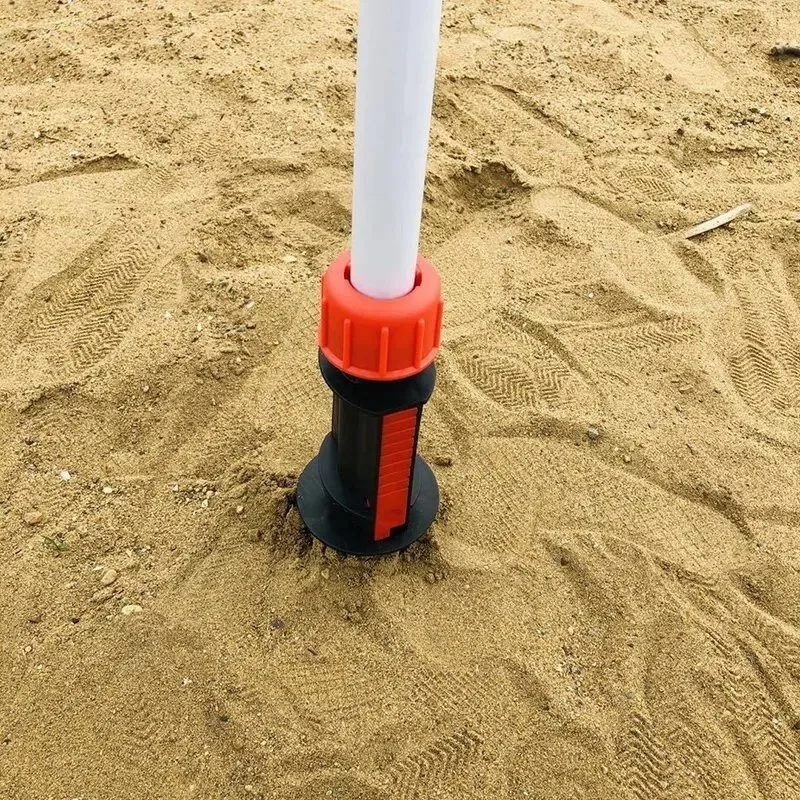 Heavy Duty Beach Umbrella Sand Anchor - Spiral Auger Stand Storage Holder, for Outdoor Camping Patio Lawn Garden ﻿ image 4