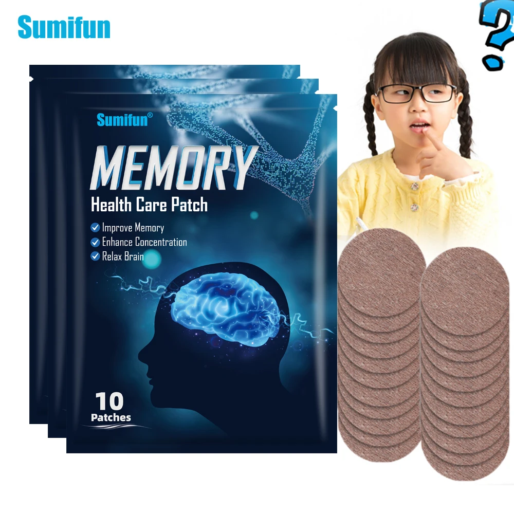 

10/20/30Pcs Sumifun Memory Health Care Patch For Elderly Child Memory Enhancement Massage Preventing Alzheimer's Disease Sticker