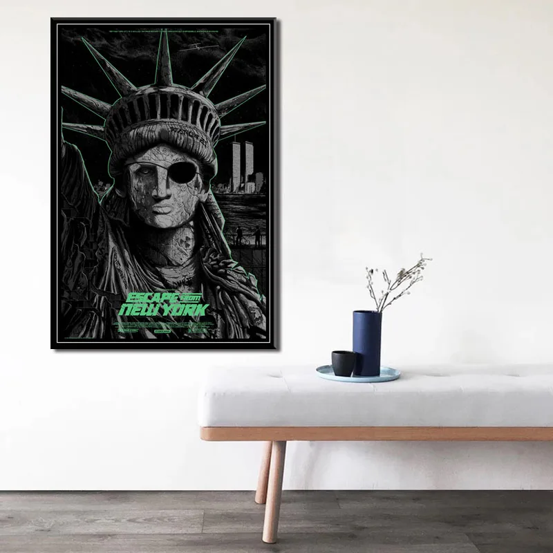 Classic Movie Escape From New York Art Home Decor Picture Quality Canvas Painting Poster Room Living Sofa Wall Decor