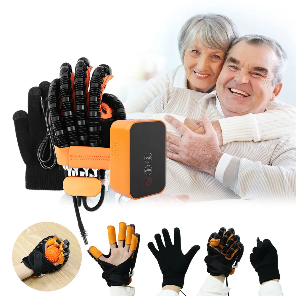 Hand Exercise Equipment for Stroke Patients Hemiplegia Cerebral Infarction Left&Right Finger Rehabilitation Trainer Robot Gloves