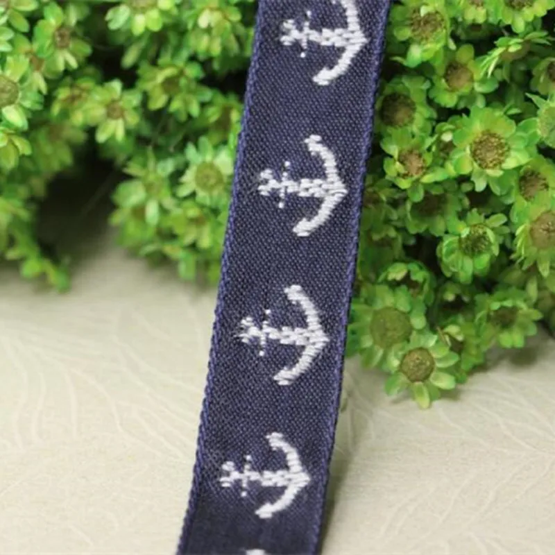 1.6cm Wide Luxury Cotton Embroidered Dark Blue Dubai Flower Lace Fabric Sewing DIY Trim Cord Applique Ribbon Collar Dress Decor