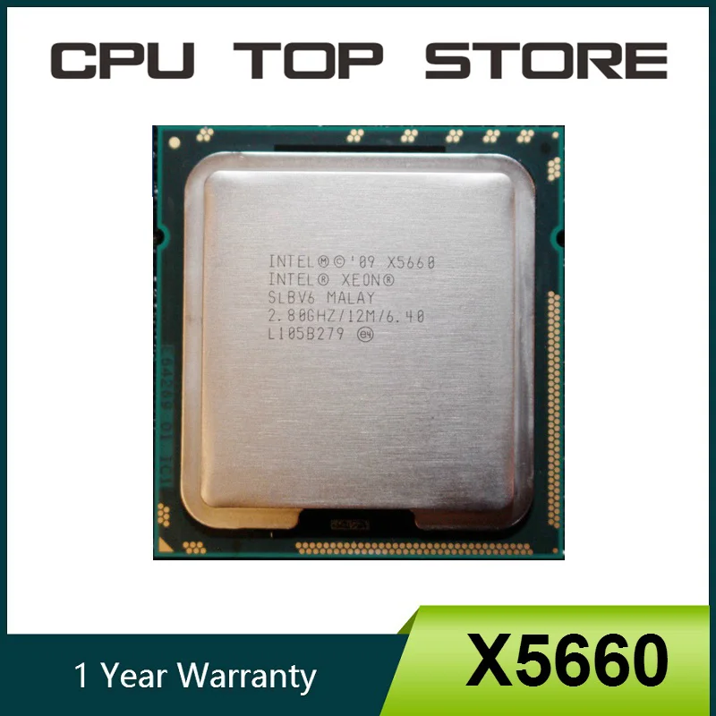 معالج Intel Xeon X5660 ، 6-Core ، LGA ، خادم CPU