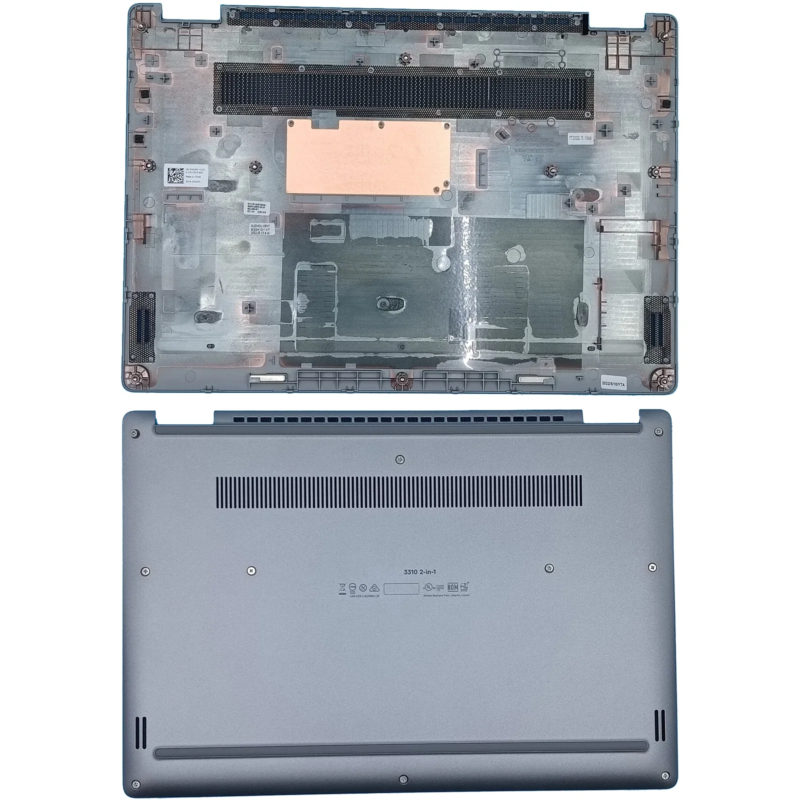 

0V6GPD V6GPD For Latitude 3310 2-in-1 Laptop Bottom Cover Case Lower Case Base Cover D Cover 460.0J906.0011