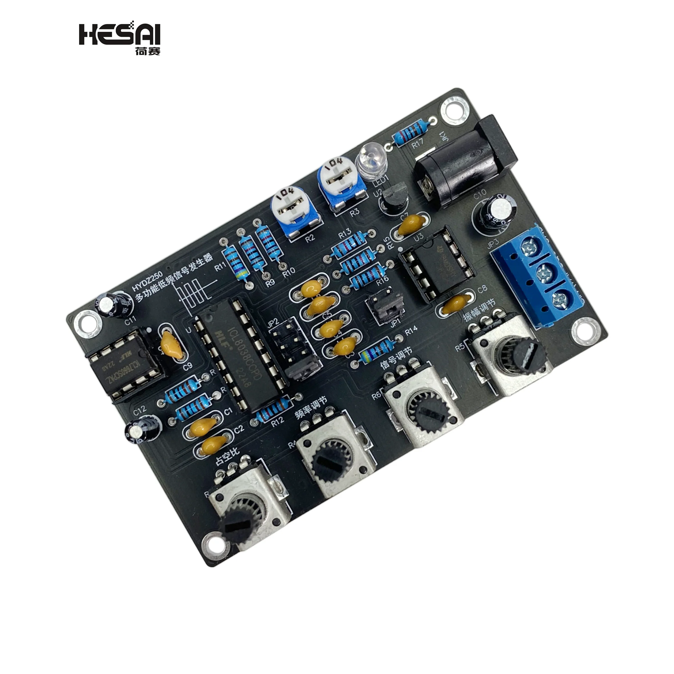 ICL8038 Wielofunkcyjny generator sygnału o niskiej częstotliwości Części wielokanałowego obwodu przebiegu DIY Zestaw eksperymentalny