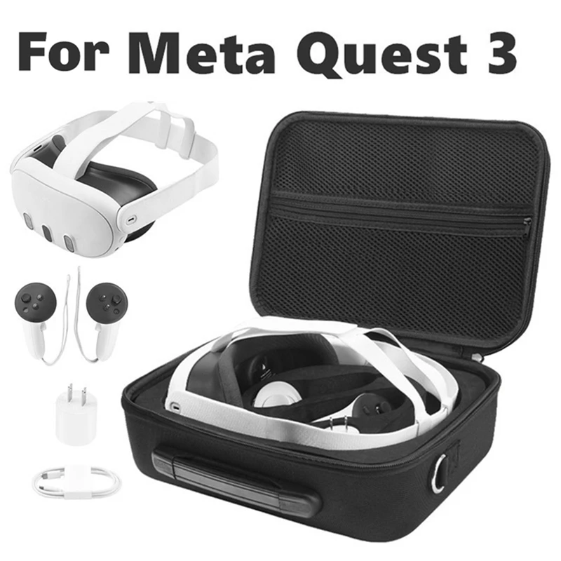 Carrying Case For Meta Quest 3 For BOBOVR M3 PRO Elite Strap Protective Bag Hard Shell Case  For Travel And Storage