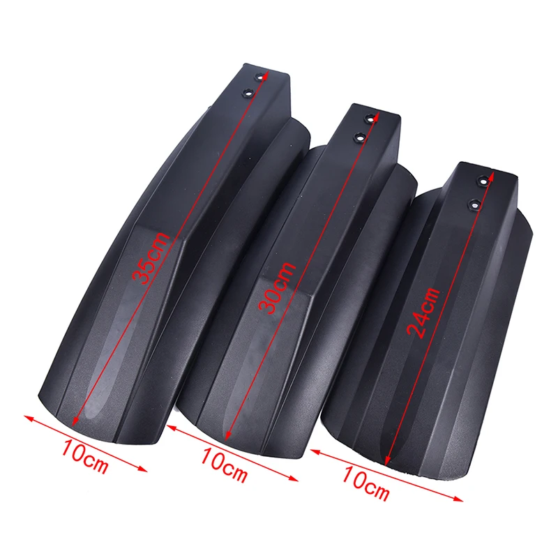2PCS Micycle  Mud Guard Fenders for Fat Tire Snow Bicycle  Mountain Bike Front Rear - view 3