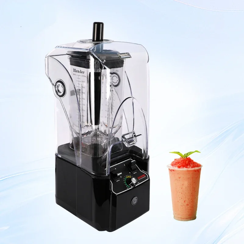 Milkshake Fruit Blender Automatic Commercial Portable 2.2L Soundproof Fruit Blender with Blender