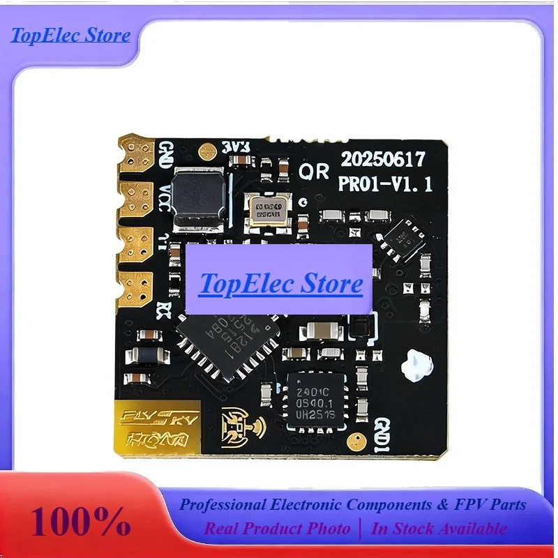 TopESPR01 ExpressLRS RX FlySky Dual Onboard Ceramic Antenna High Sensitivity 16CH CRSF SBUS Output RC Model Receiver