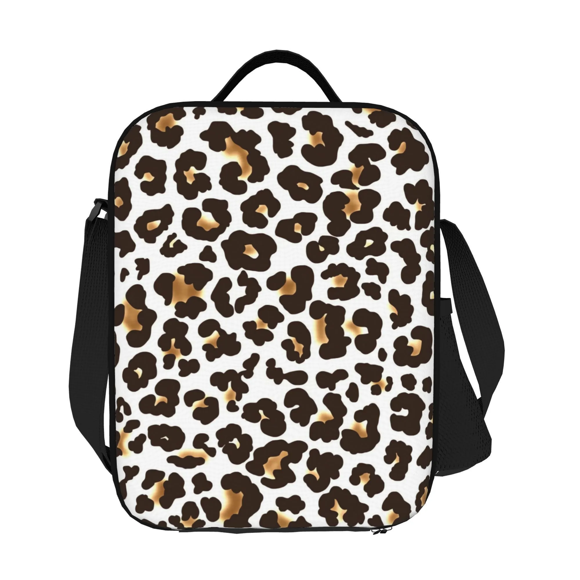 Leopard Print Lightweight Tote Bag for Travel Office Daily Commute Non-Food Contact