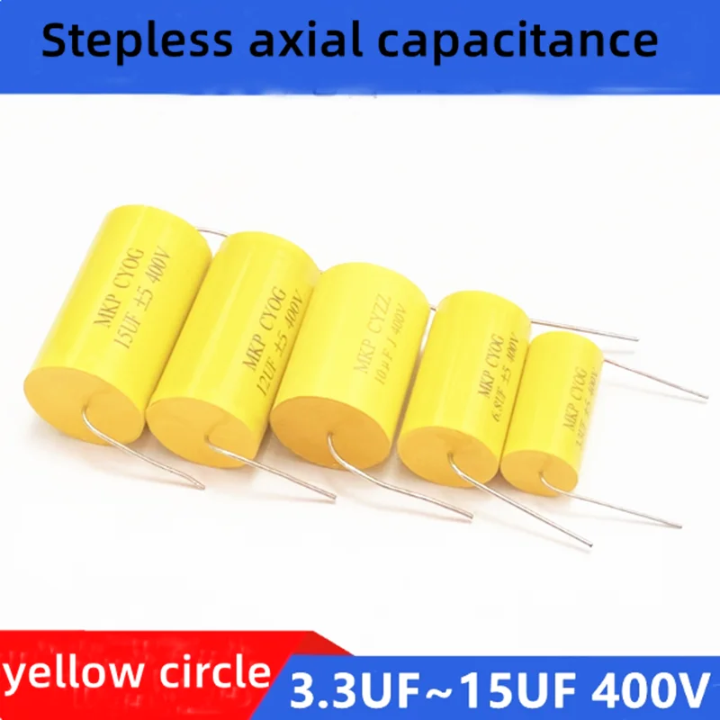 5PCS 400V DC Audiophiler Axial MKP Audio Grade Capacitor 0.82UF 824 1UF 105 1.5UF 155 2.2UF 225 2.7UF 275 3.3UF 335 4.7UF 475