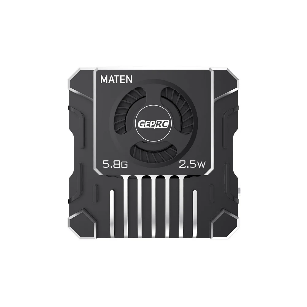 

GEPRC MATEN 5.8G 2.5W VTX PRO FPV Image Transmission Signal Stability OSD Parameter Adjustment All-metal Self Cooling