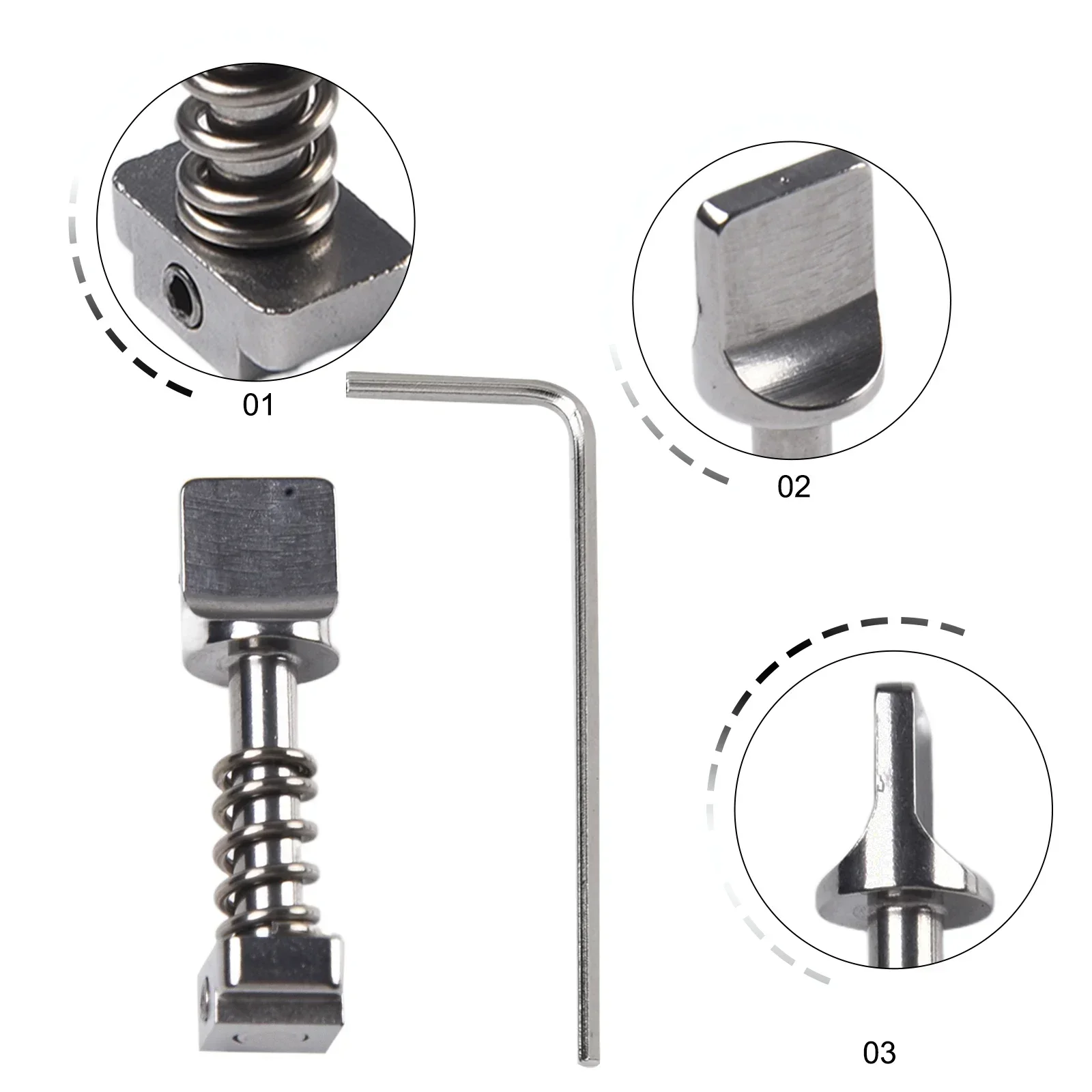 Quick Snap Set Fin Lock Stainless Steel Screws Surfing For Box Center Fins Lock Screws Wrench Stainless Steel Parts