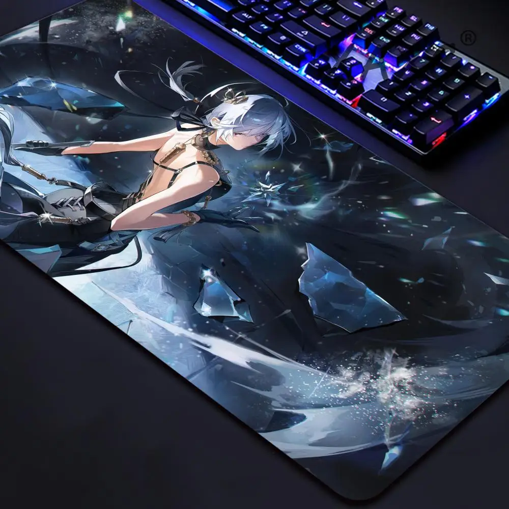 Game Wuthering Waves Sanhua Mousepad Large Gaming Mouse Pad LockEdge Thickened Computer Keyboard Table Desk Mat 500x1000