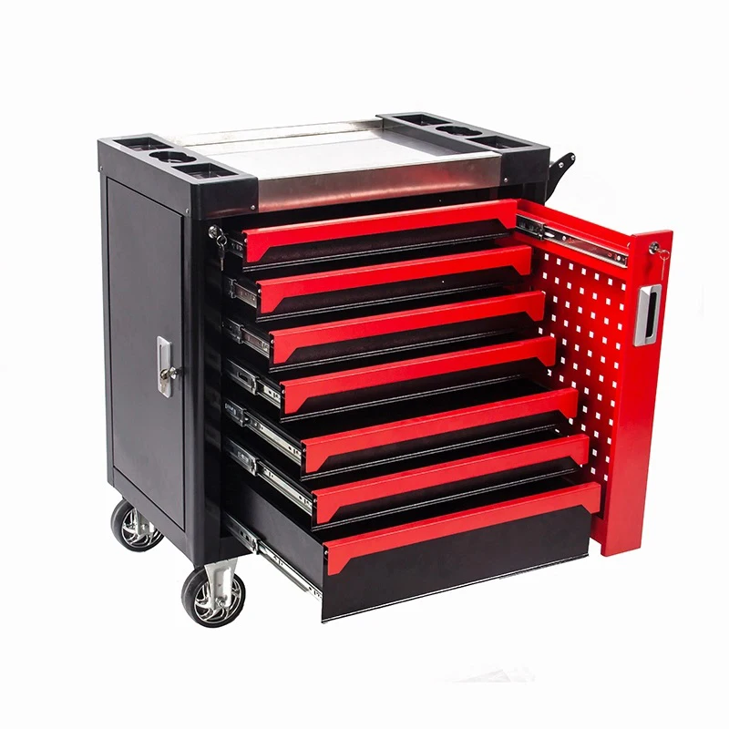 Hardware Tool Cart Auto Repair Storage 7-Drawer Tool Cabinet Can Be Matched with Tool Sets
