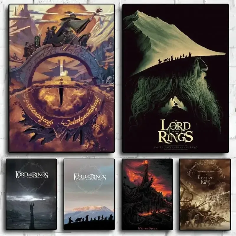

500 PCS Jigsaw Puzzles T-The L-Lords of the R-Rings Challenging Family Activity Games for GameroomBedroom Livingroom Gift