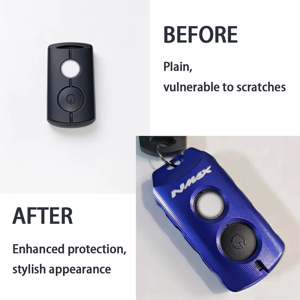 Motorcycle Key Shell Cover Protector For NMAX 125 155 NVX XMAX 125 250 300 400 2015‑2022