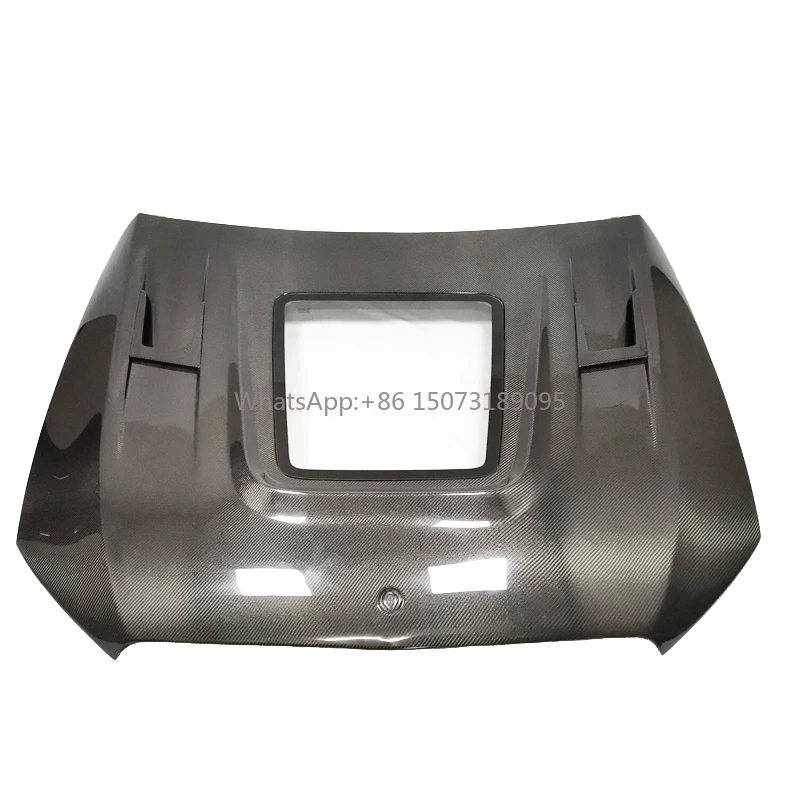 

Buy Transparent Carbon Fiber Hood Open Hole Hood for 2015-2018 Class C W205 C63