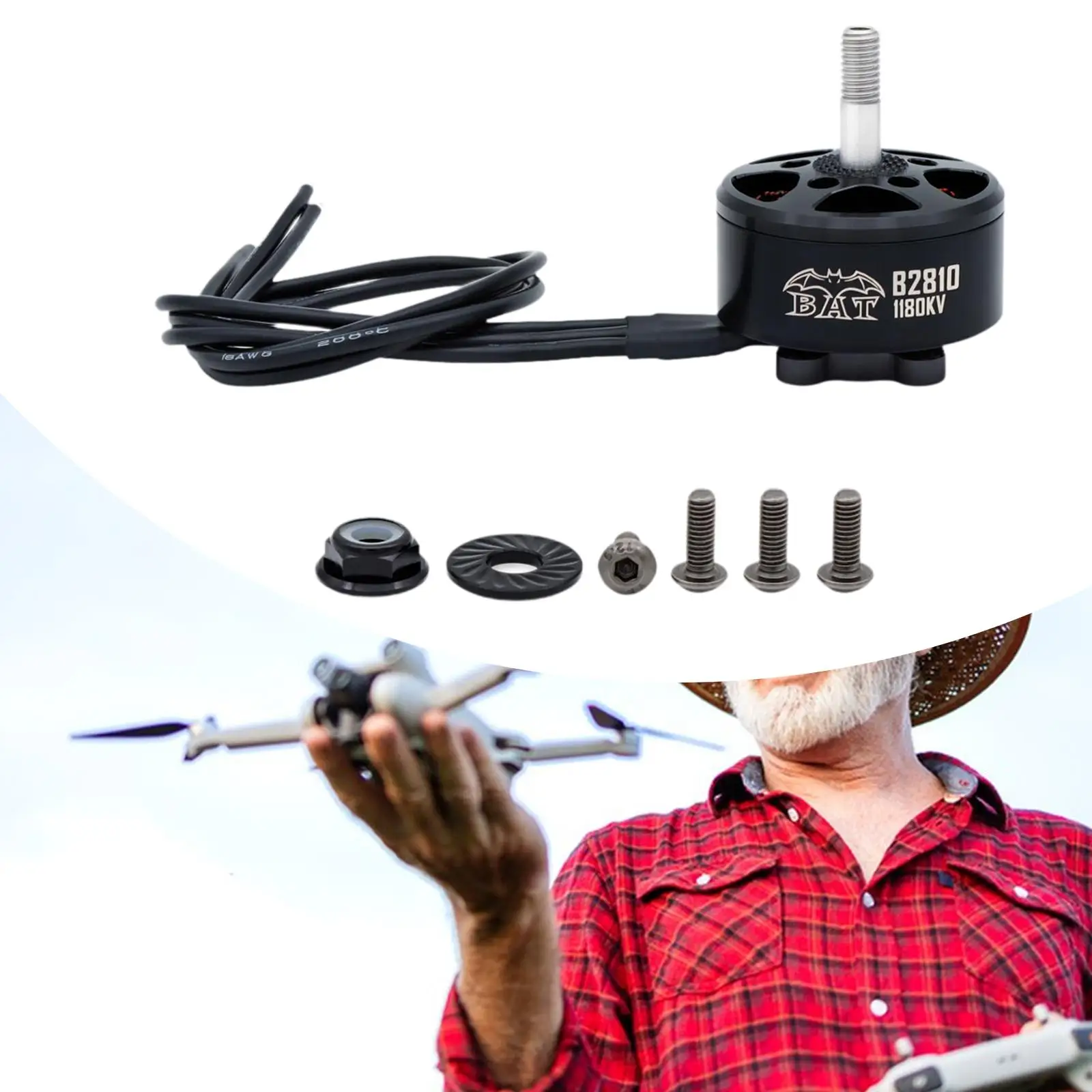 

1180kv Drone Brushless Motor Accessories for FPV Drone Quadcopter High Speed