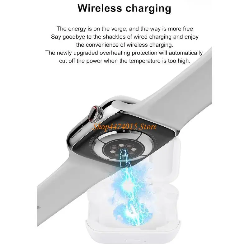 K1AA зарядка коробка беспроводного зарядного устройства Док -адаптер мобильный питание для SmartWatch