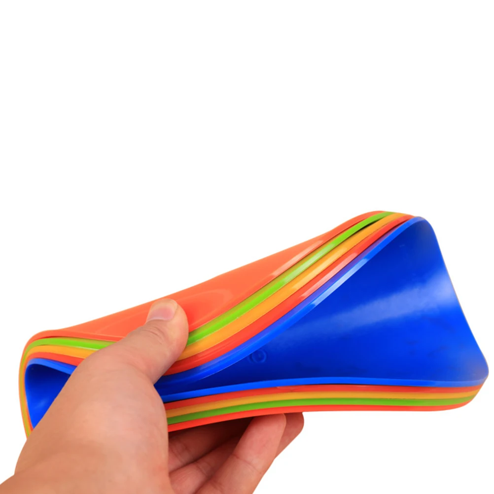 6 قطعة علامات قرص تدريب كرة القدم 23 سنتيمتر Tpe علامات بقعة ملونة متينة لكرة القدم الهوكي كرة السلة التدريبات فريق الرياضة