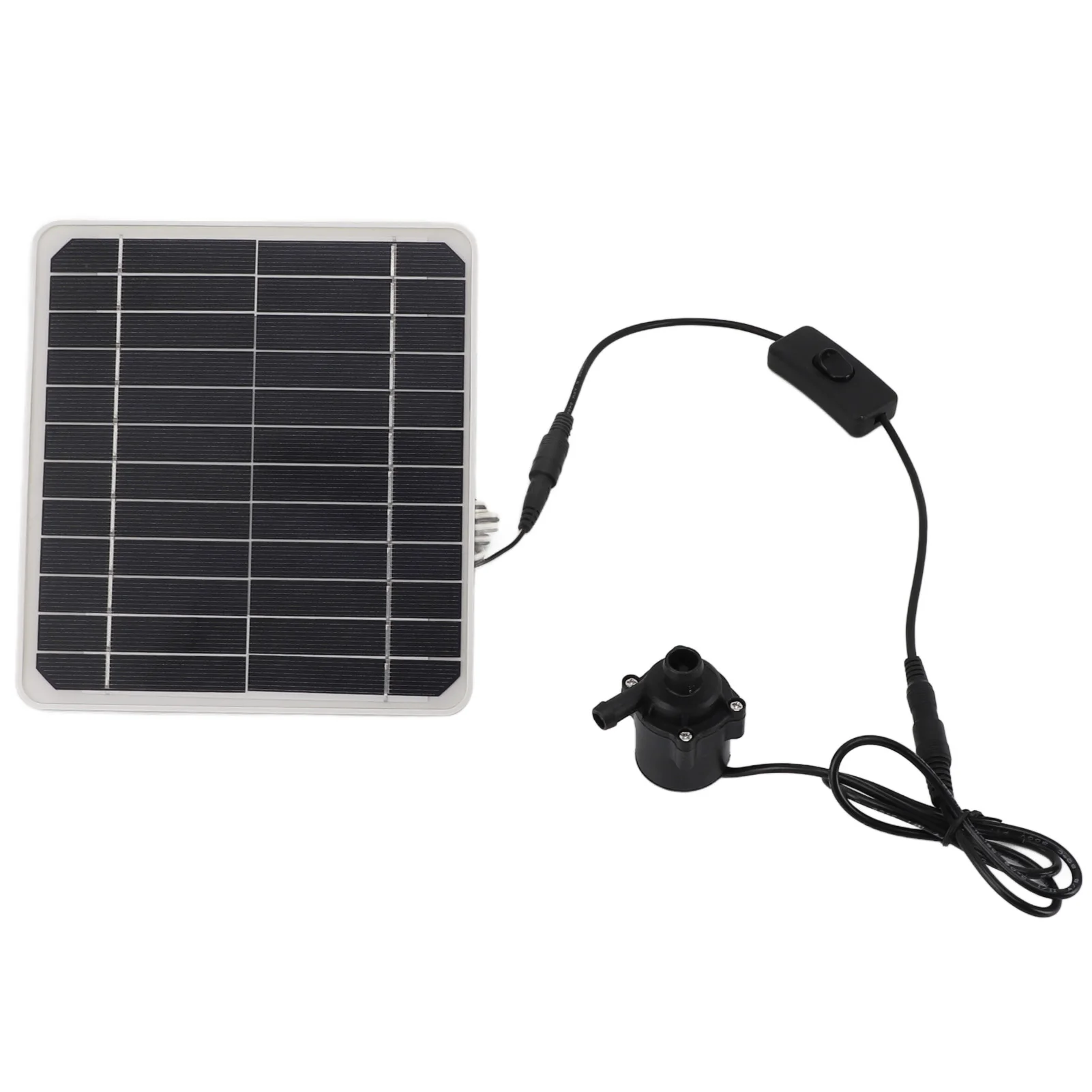50W Solar Water Pump Kit with Battery Storage for 24/7 Operation, Adjustable Flow for Bird Bath & Garden Fountain