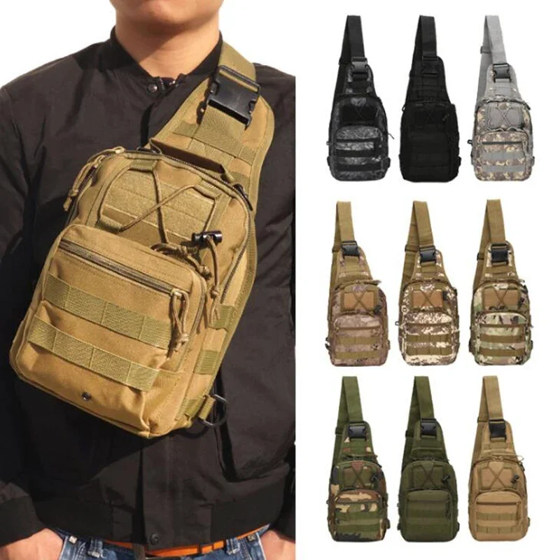 Bolso táctico Molle 900D Oxford de nailon para pesca y senderismo
