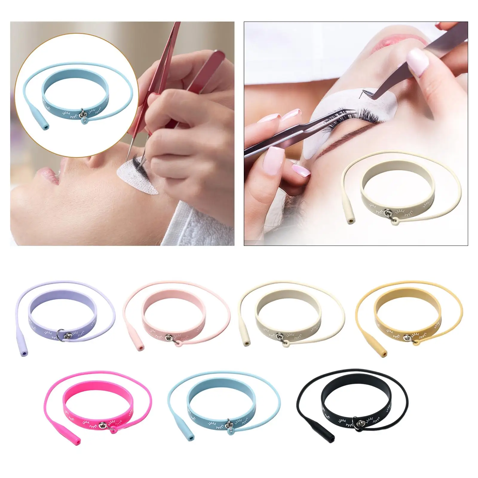 Pinzette per ciglia Supporto per pinzette per estensione ciglia Supporto per pinzette per salone di trucco Artista di trucco Forniture per estensione ciglia per la casa