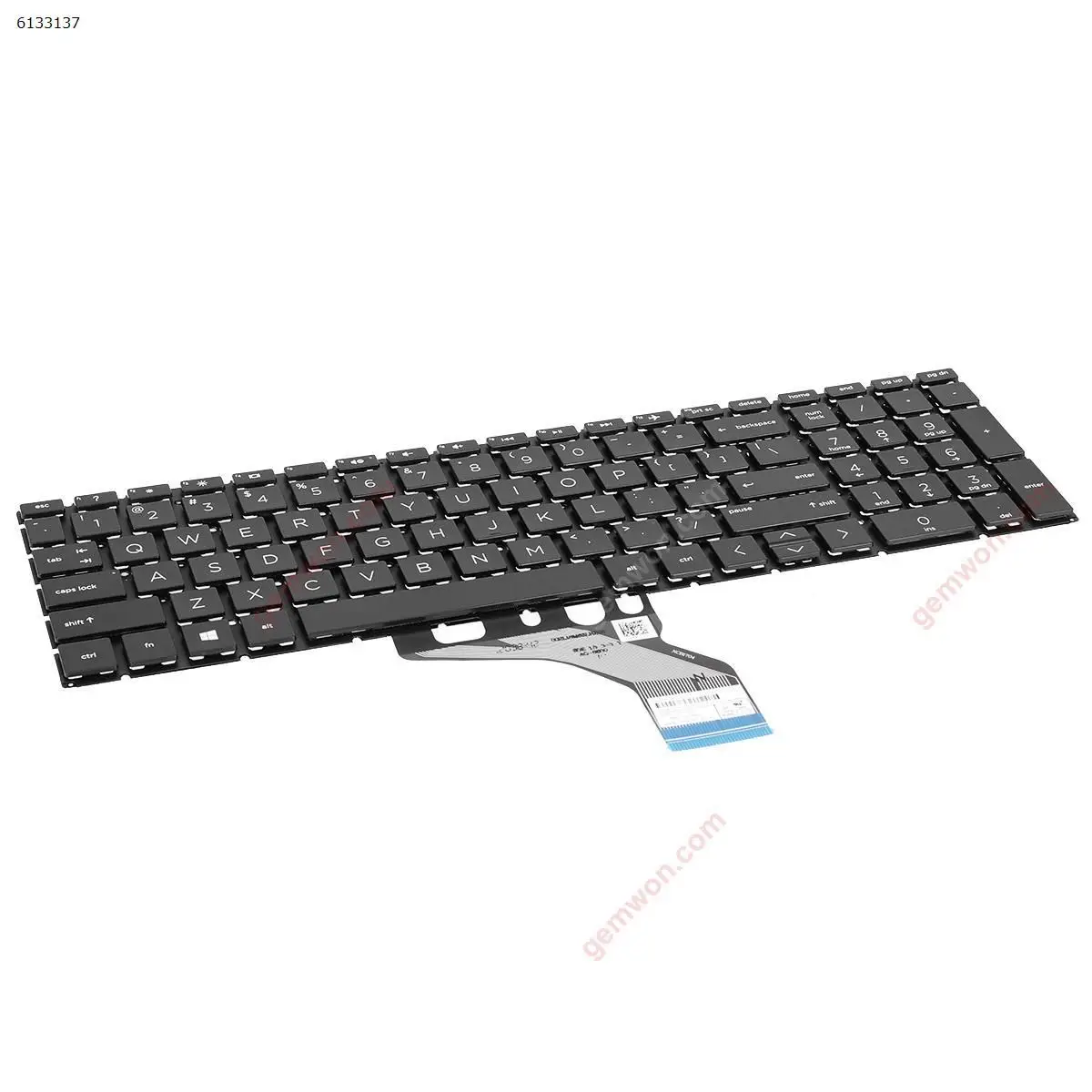 US Laptop Keyboard for HP Pavilion 15-DA 15-CX 15-DB 15-DX 15-DR 250 G7 /255 G7 /256 G7 with Small Enter