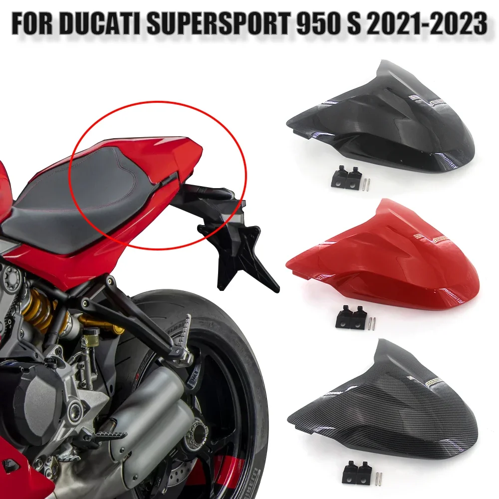 Fit For Ducati SuperSport S 939 950 2017-2020 Motorcycle Rear Seat Cover Cowl Fairing Passenger Pillion Tail Back Cover 2018 19