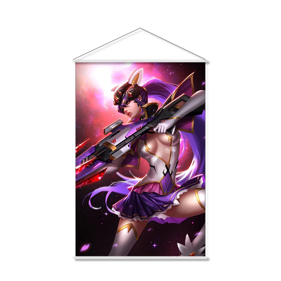 أميلي قيلارد أنيمي صانع الأرملة جدار التمرير معلقة ملصق ديكور المنزل اللوحة