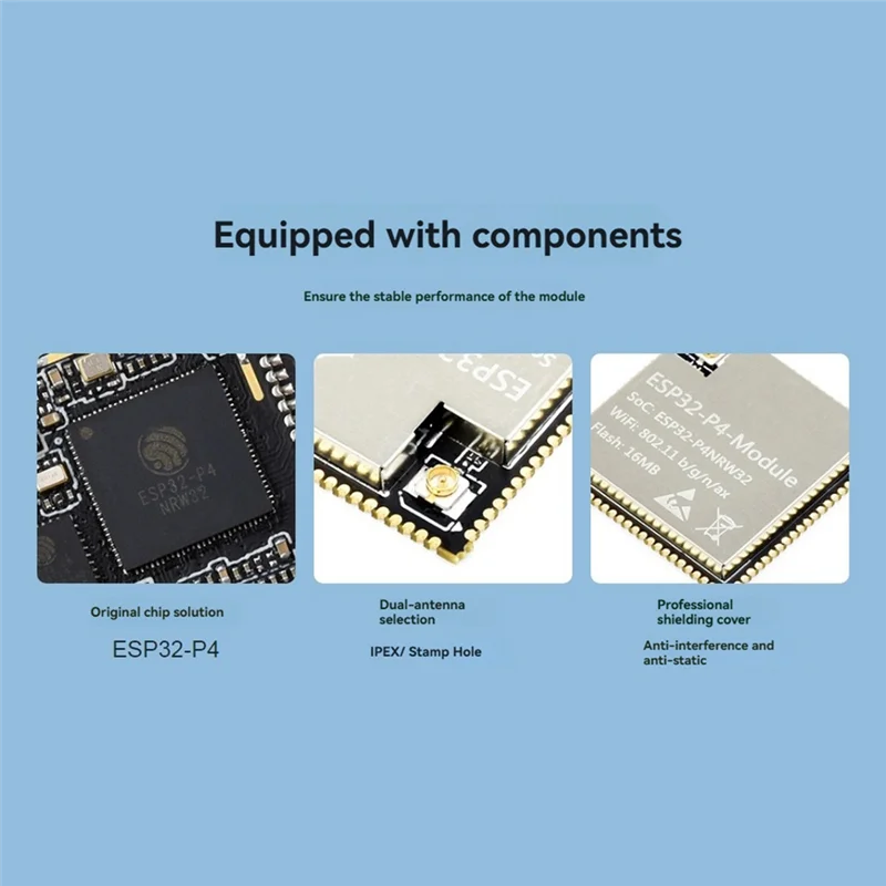 Módulo B04B-ESP32-P4 RISC-V de doble núcleo ESP32-C6 32 MB PSRAM 16 MB Flash 2,4G Wi-Fi/BT 5,3 placa central integrada